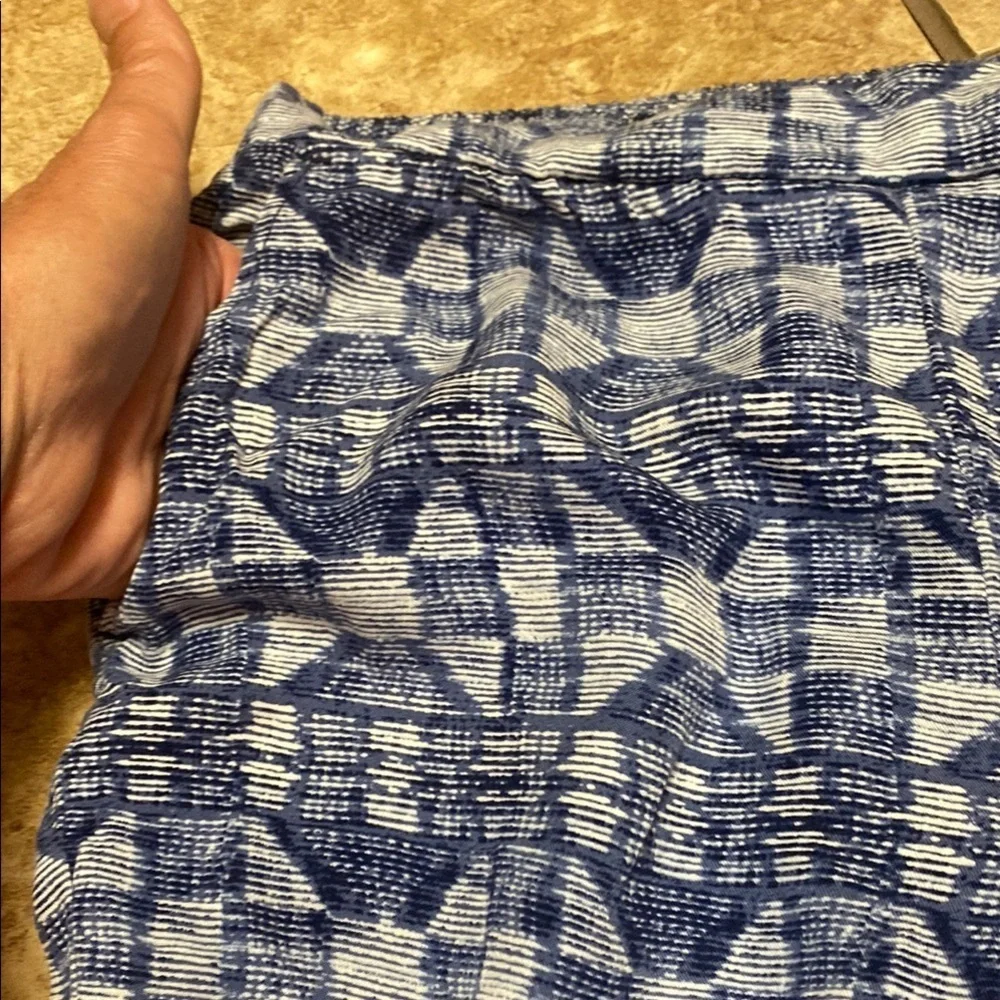 Kids Old Navy Blue and White Patterned Jogger Pants Cozy Resortwear